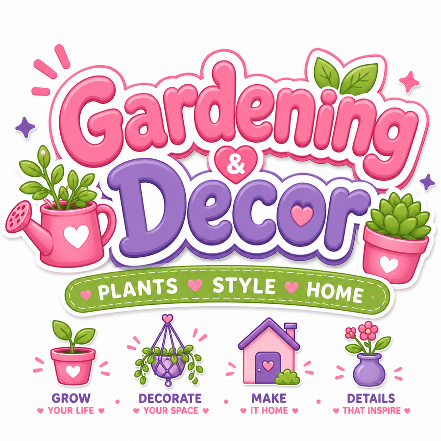 Logotipo de la colección Jardinería y Decoración | Macetas y decoración para el hogar impresas en 3D