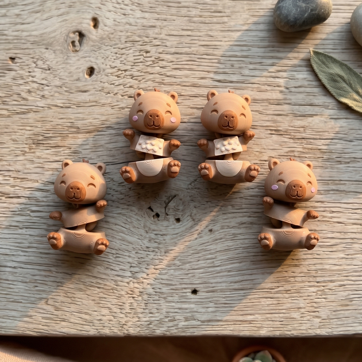 Fluffy Mascots™ Capibara Articulada