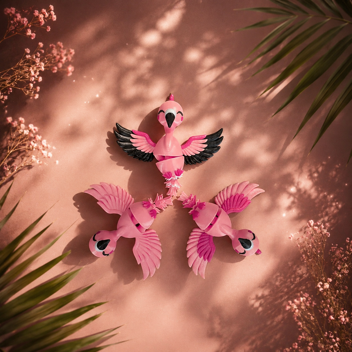 Fluffy Mascots™ Flamenco Articulado