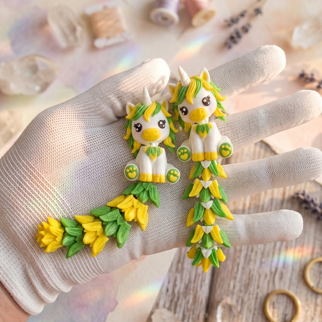 Fluffy Mascots™ Unicorn Keychain