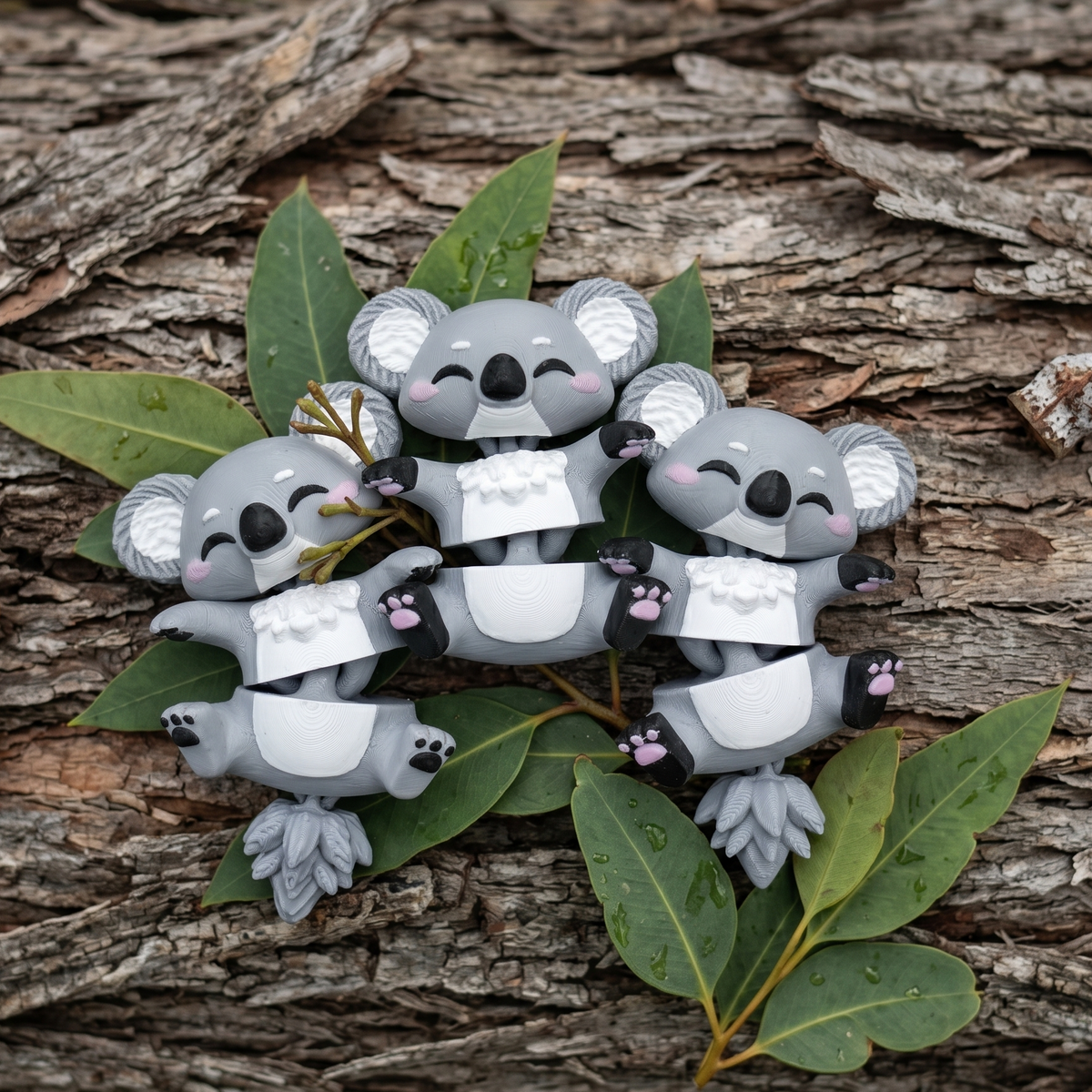 Fluffy Mascots™ Koala Articulado