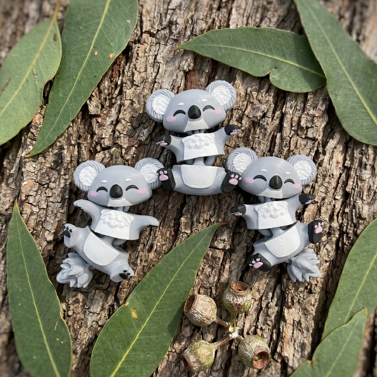 Fluffy Mascots™ Koala Articulado