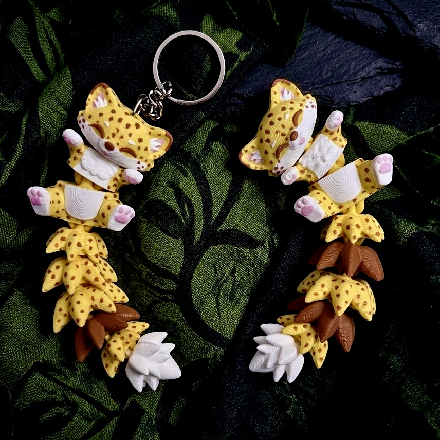 Fluffy Mascots™ Guepardo Articulado