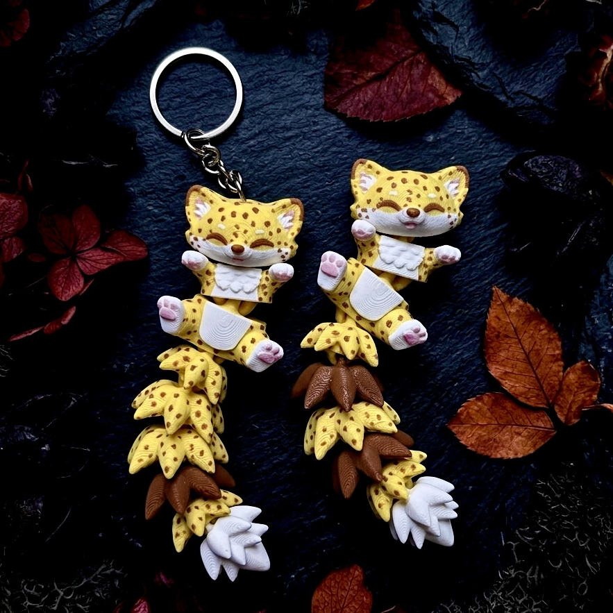 Fluffy Mascots™ Guepardo Articulado