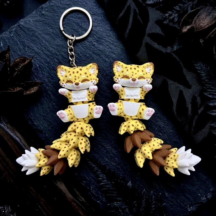 Fluffy Mascots™ Guepardo Articulado