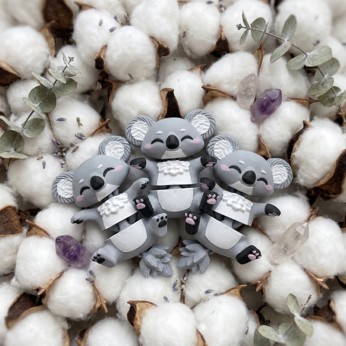 Fluffy Mascots™ Koala Articulado