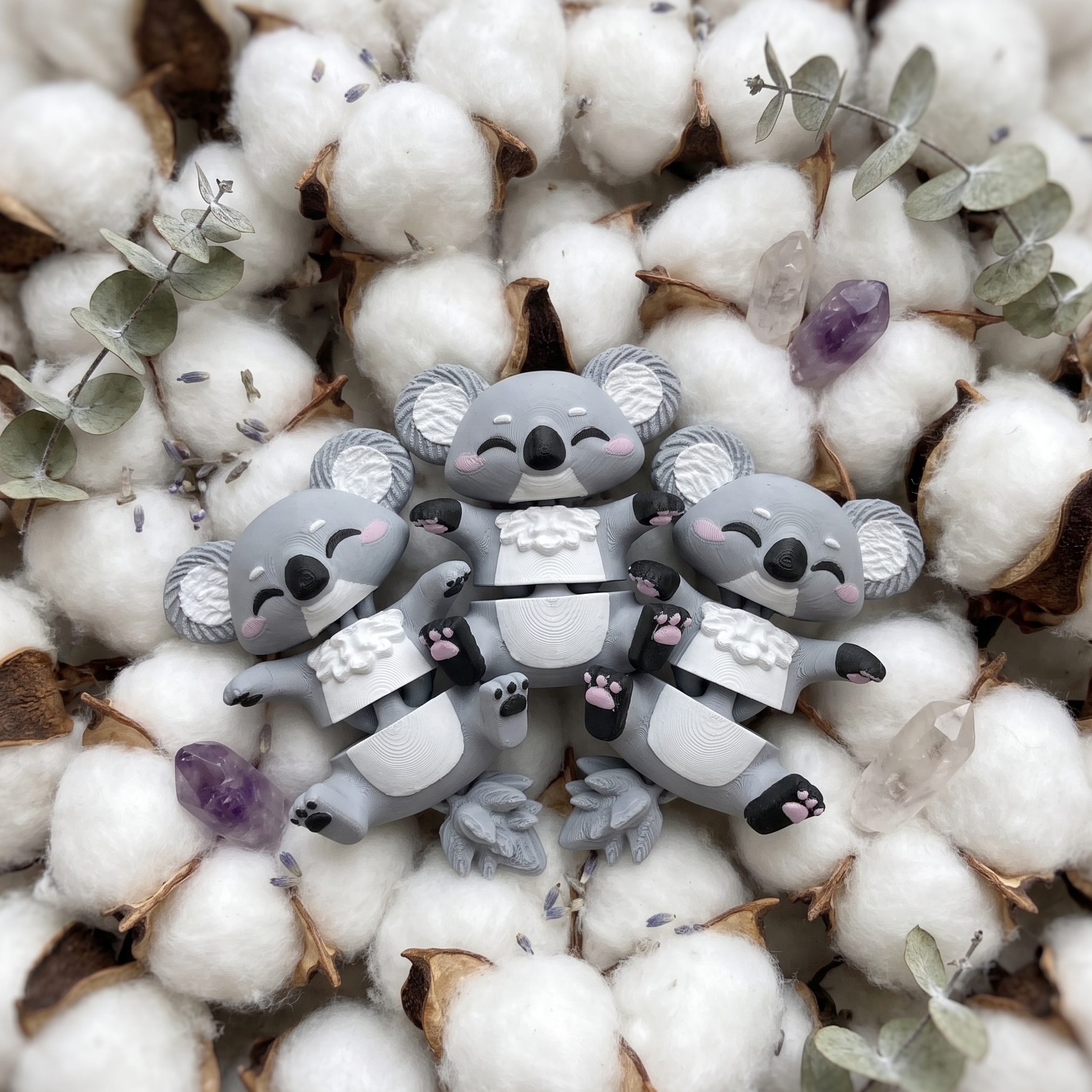 Fluffy Mascots™ Koala Articulado