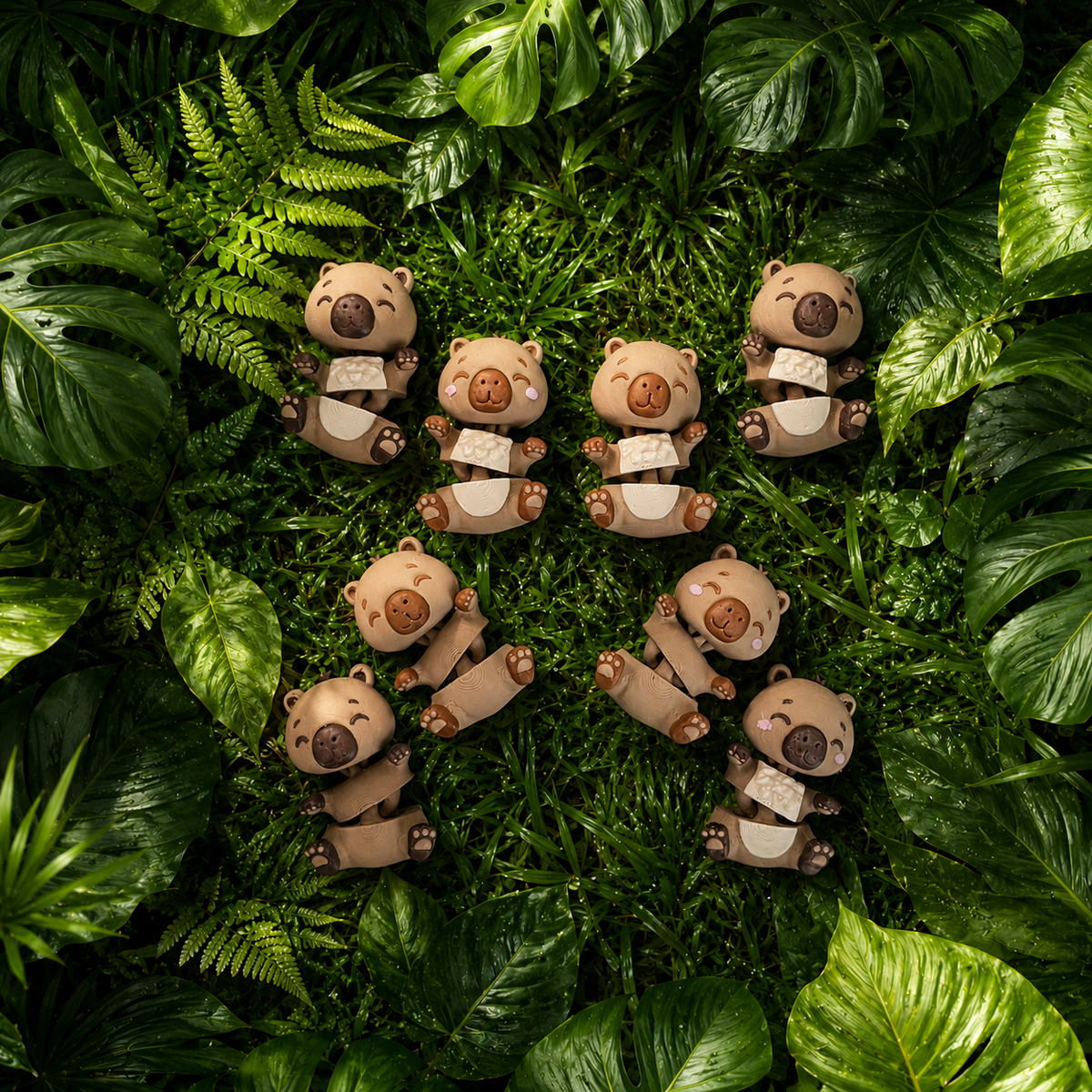 Fluffy Mascots™ Capibara Articulada