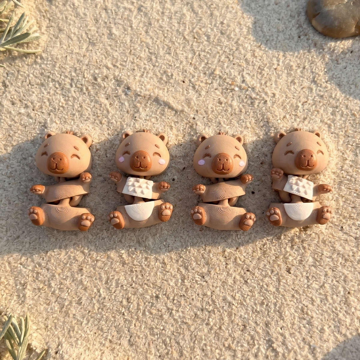 Fluffy Mascots™ Capibara Articulada
