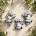 Fluffy Mascots™ Koala Articulado