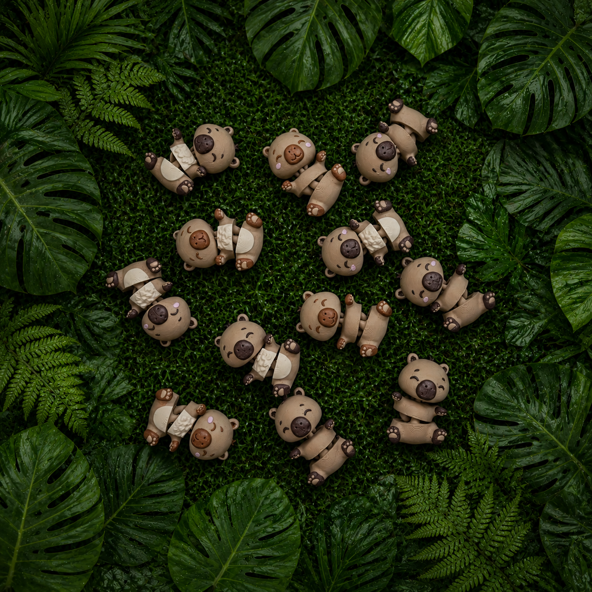 Fluffy Mascots™ Capibara Articulada