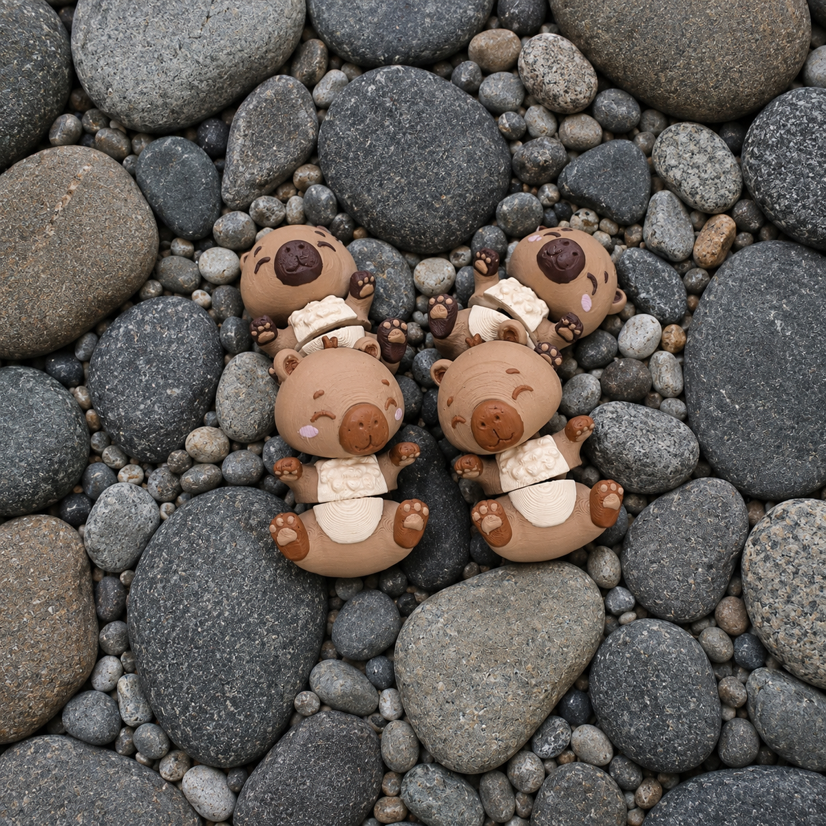 Fluffy Mascots™ Capibara Articulada