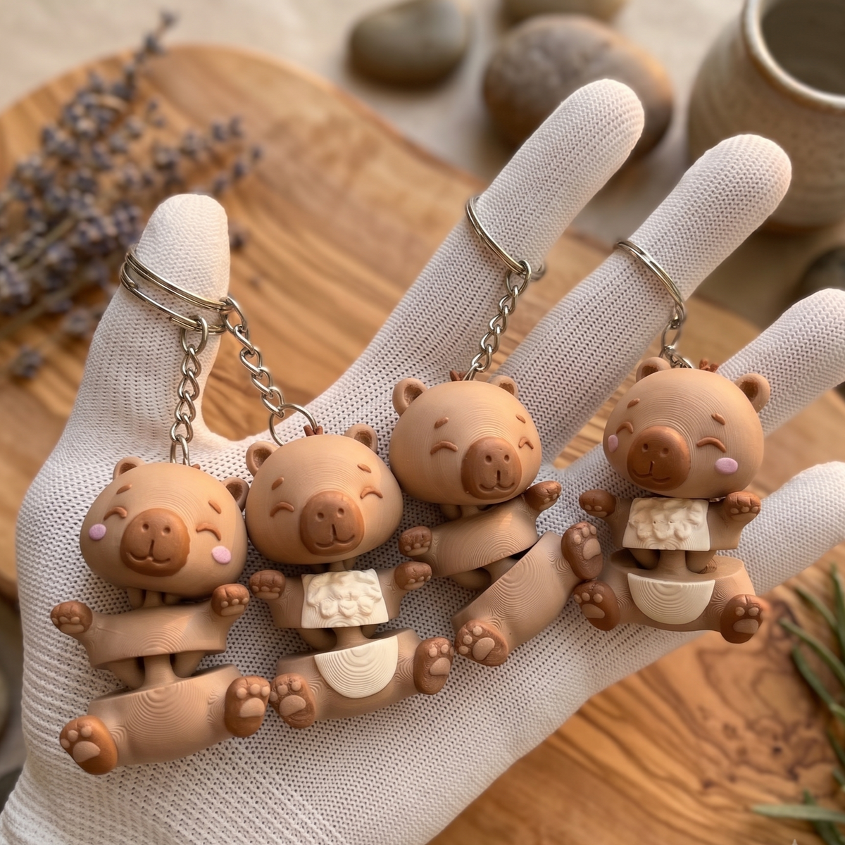 Fluffy Mascots™ Capibara Articulada