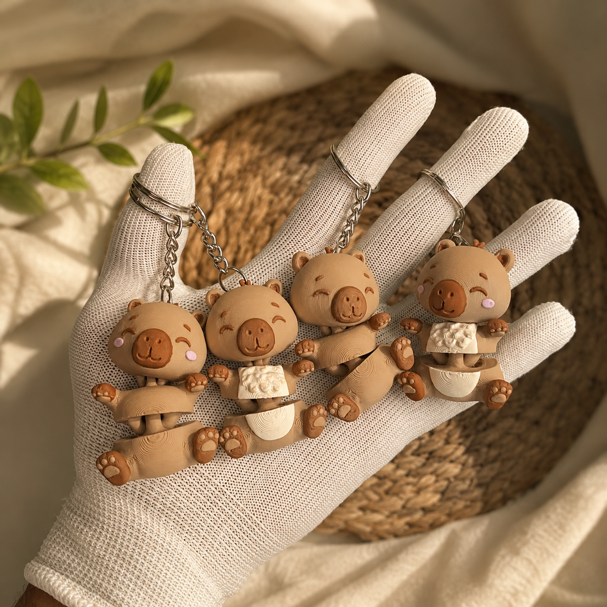 Fluffy Mascots™ Capibara Articulada