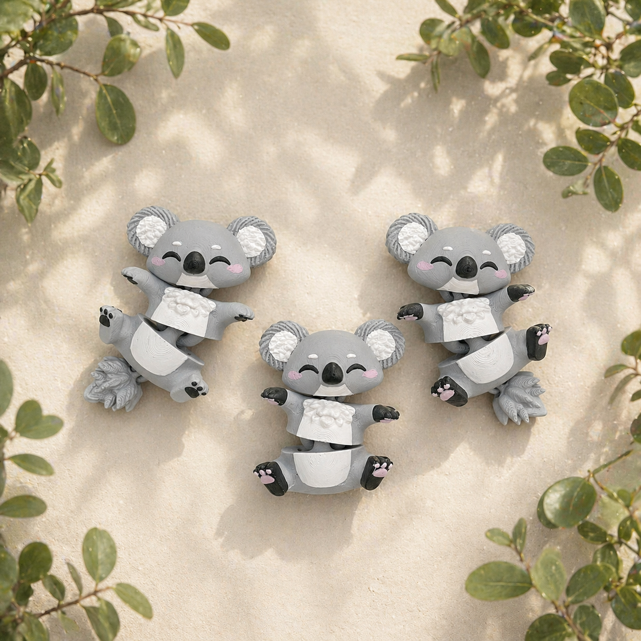 Fluffy Mascots™ Koala Articulado