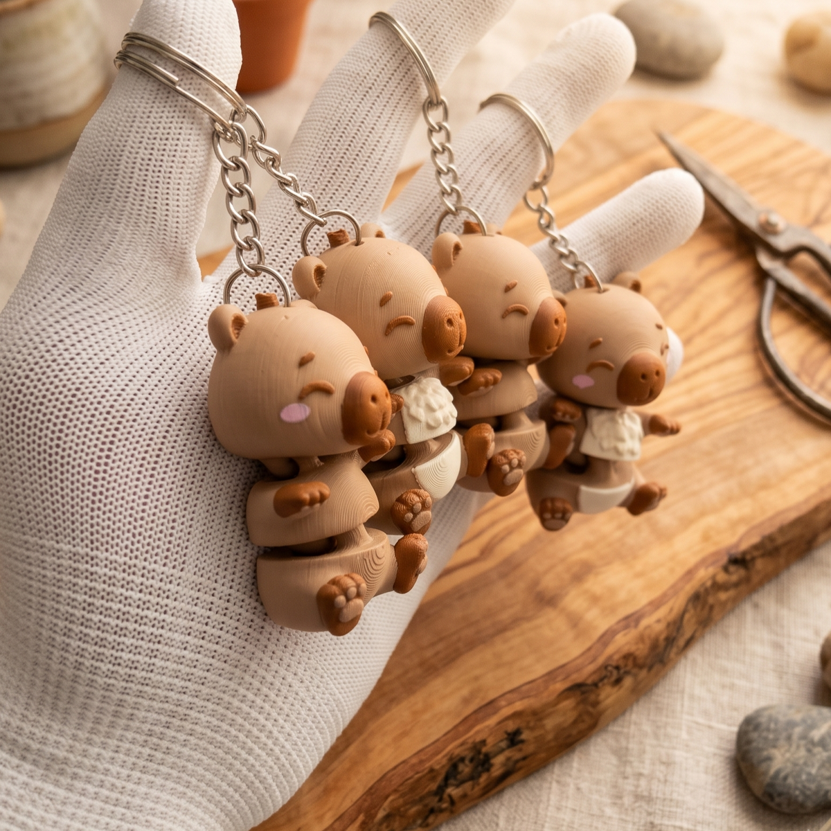 Fluffy Mascots™ Capibara Articulada