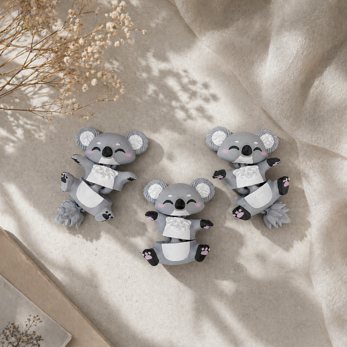 Fluffy Mascots™ Koala Articulado