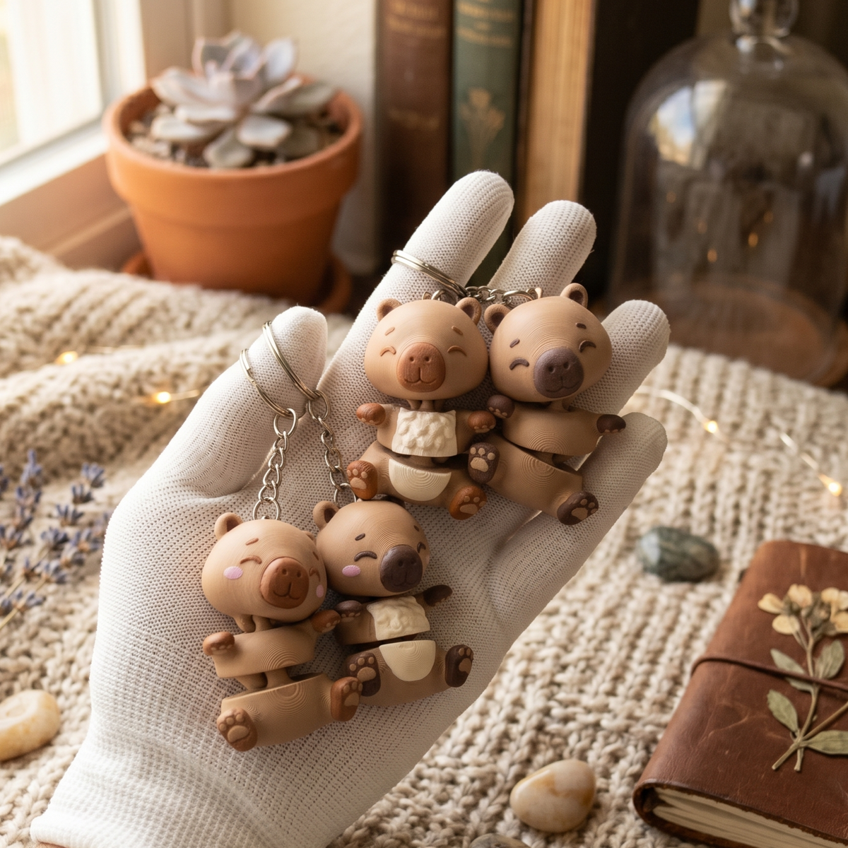 Fluffy Mascots™ Capibara Articulada