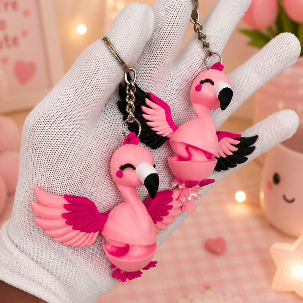 Fluffy Mascots™ Flamenco Articulado