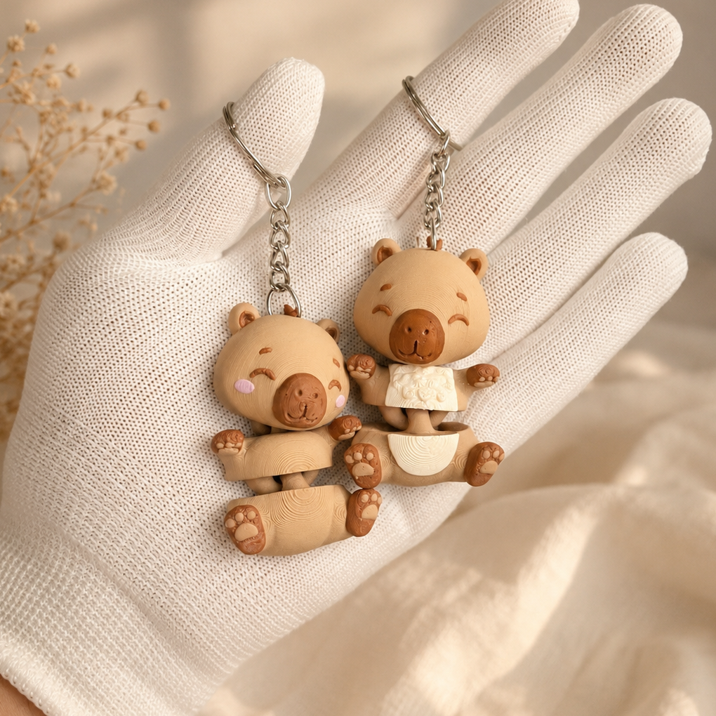 Fluffy Mascots™ Capibara Articulada