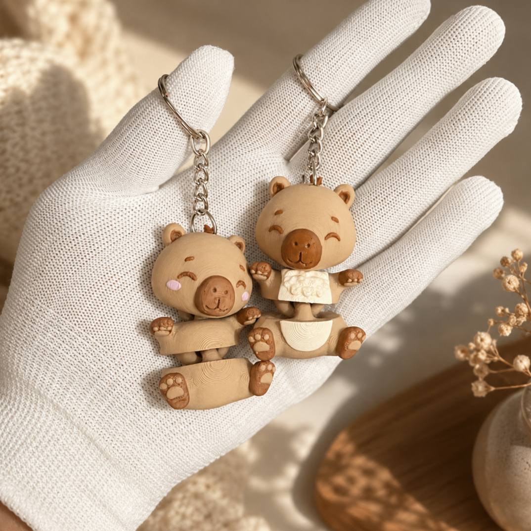 Fluffy Mascots™ Capibara Articulada