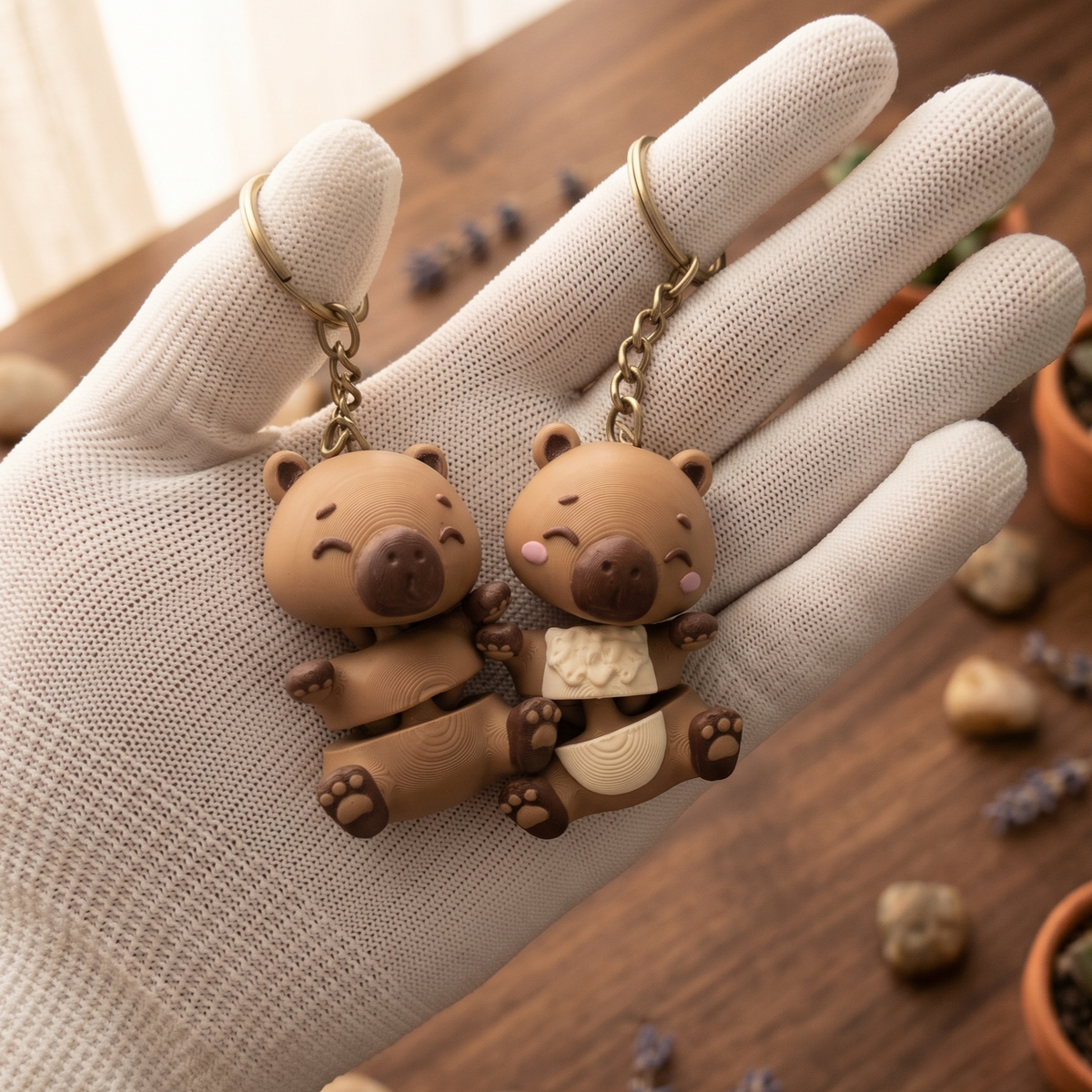 Fluffy Mascots™ Capibara Articulada