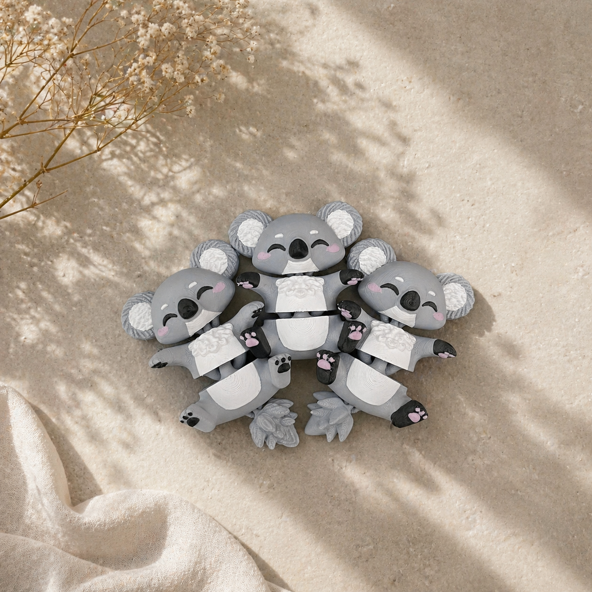 Fluffy Mascots™ Koala Articulado