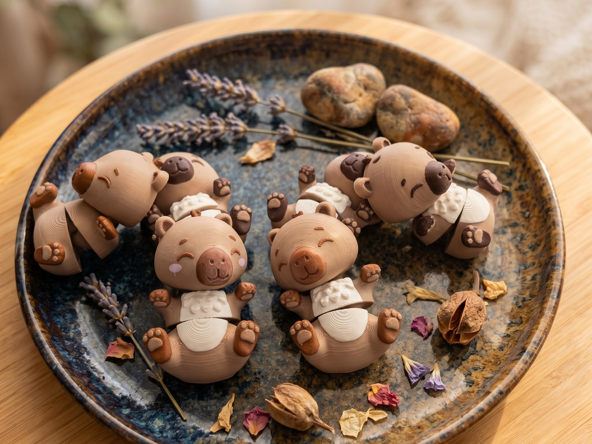 Fluffy Mascots™ Capibara Articulada