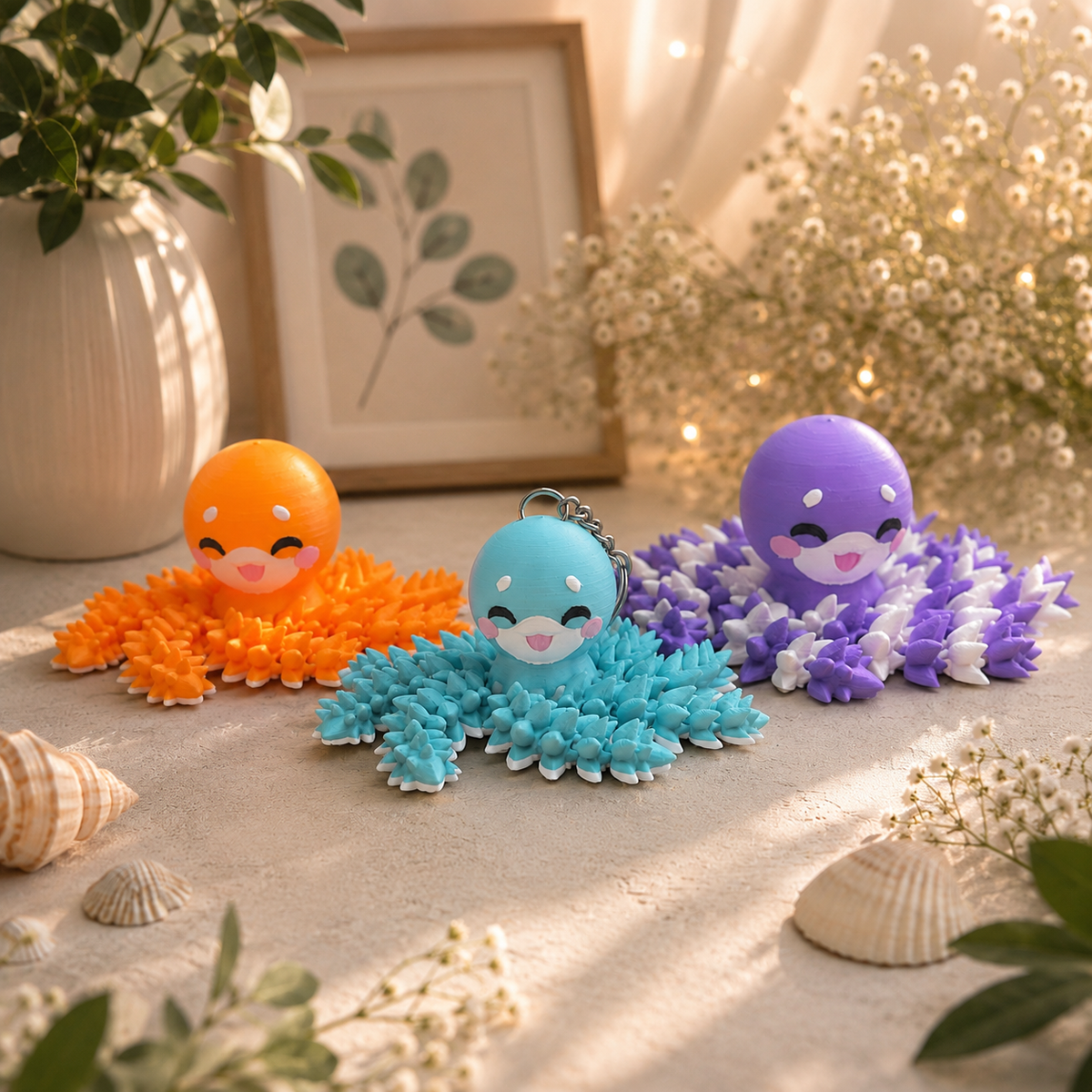 Fluffy Mascots™ Pulpo Articulado