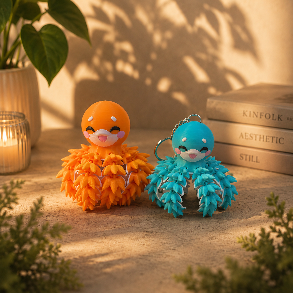 Fluffy Mascots™ Pulpo Articulado
