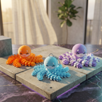 Fluffy Mascots™ Pulpo Articulado