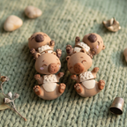 Fluffy Mascots™ Capibara Articulada Impresa en 3D