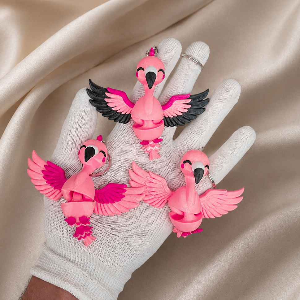 Fluffy Mascots™ Flamenco Articulado