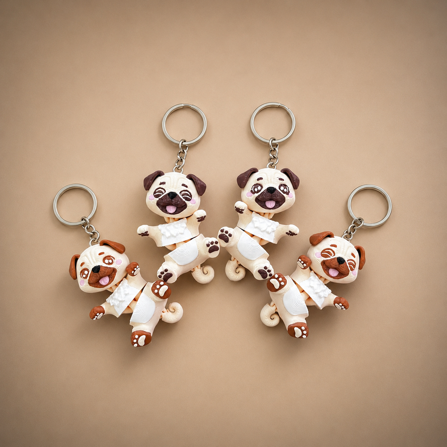 Fluffy Mascots™ Carlino Articulado