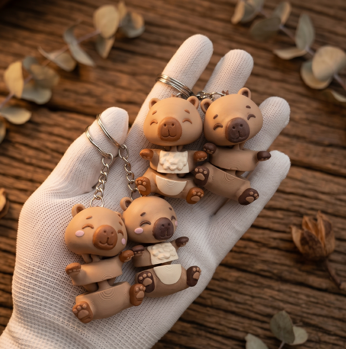 Fluffy Mascots™ Capibara Articulada