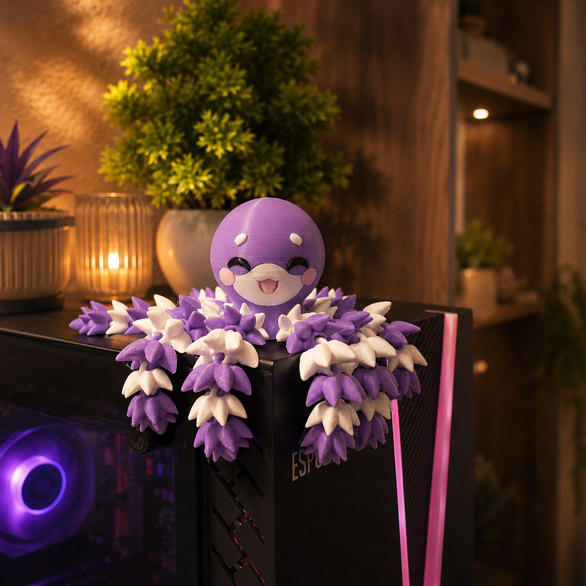 Fluffy Mascots™ Pulpo Articulado