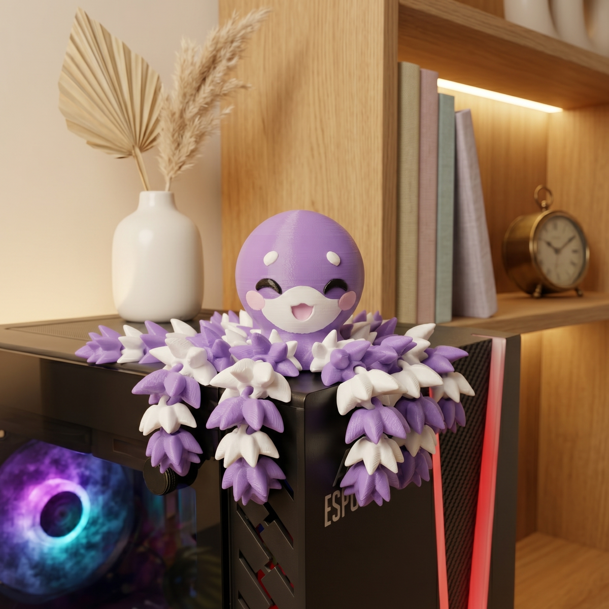 Fluffy Mascots™ Pulpo Articulado