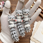 Fluffy Mascots™ Lobo Articulado