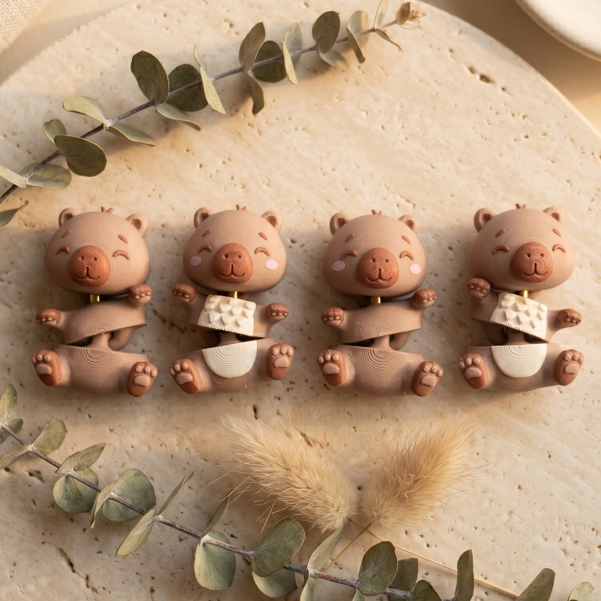 Fluffy Mascots™ Capibara Articulada