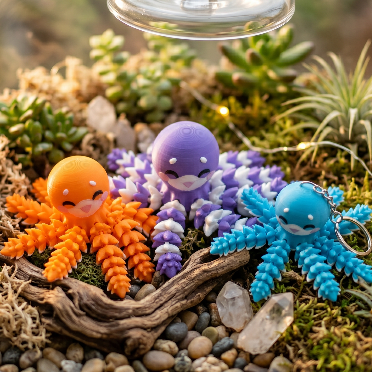 Fluffy Mascots™ Pulpo Articulado