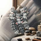 Fluffy Mascots™ Lobo Articulado