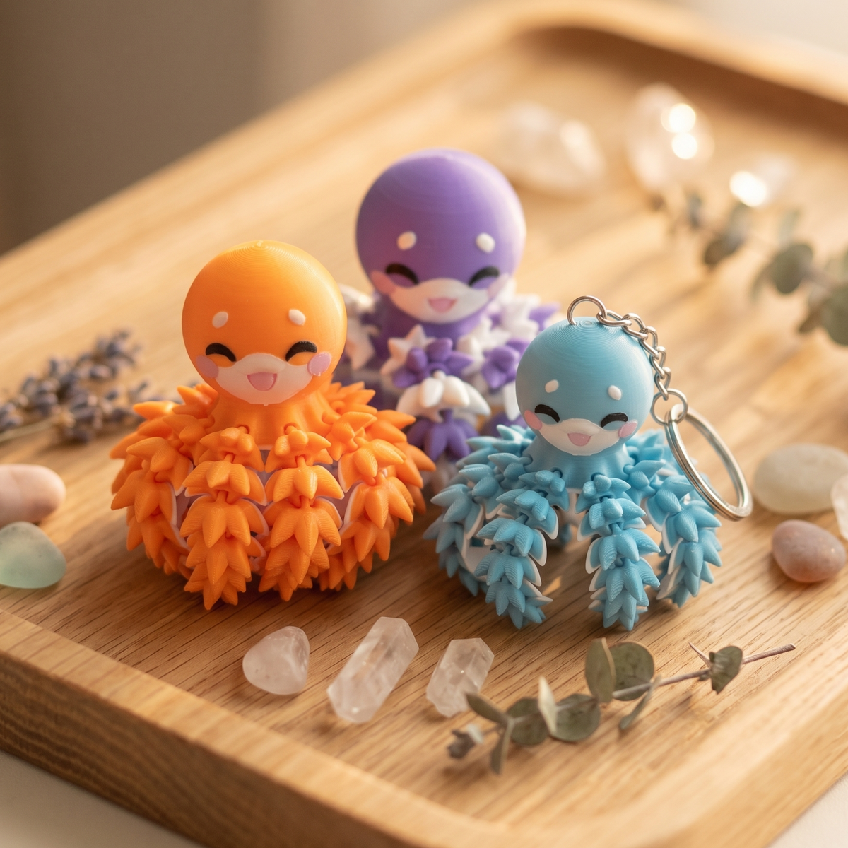 Fluffy Mascots™ Pulpo Articulado