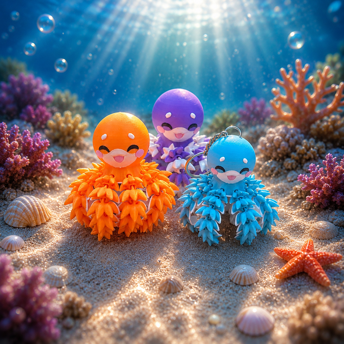 Fluffy Mascots™ Pulpo Articulado
