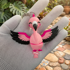 Fluffy Mascots™ Flamenco Articulado