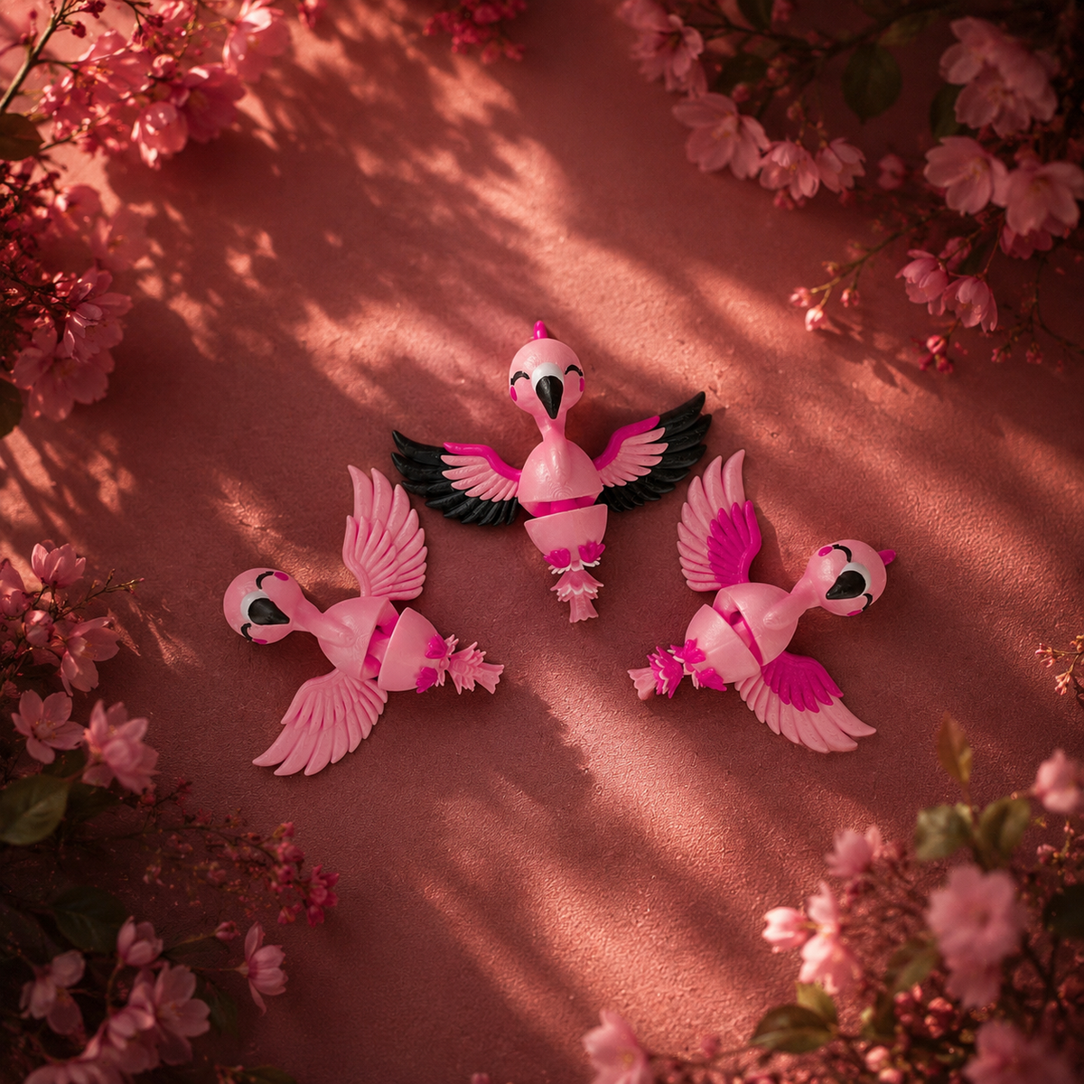Fluffy Mascots™ Flamenco Articulado