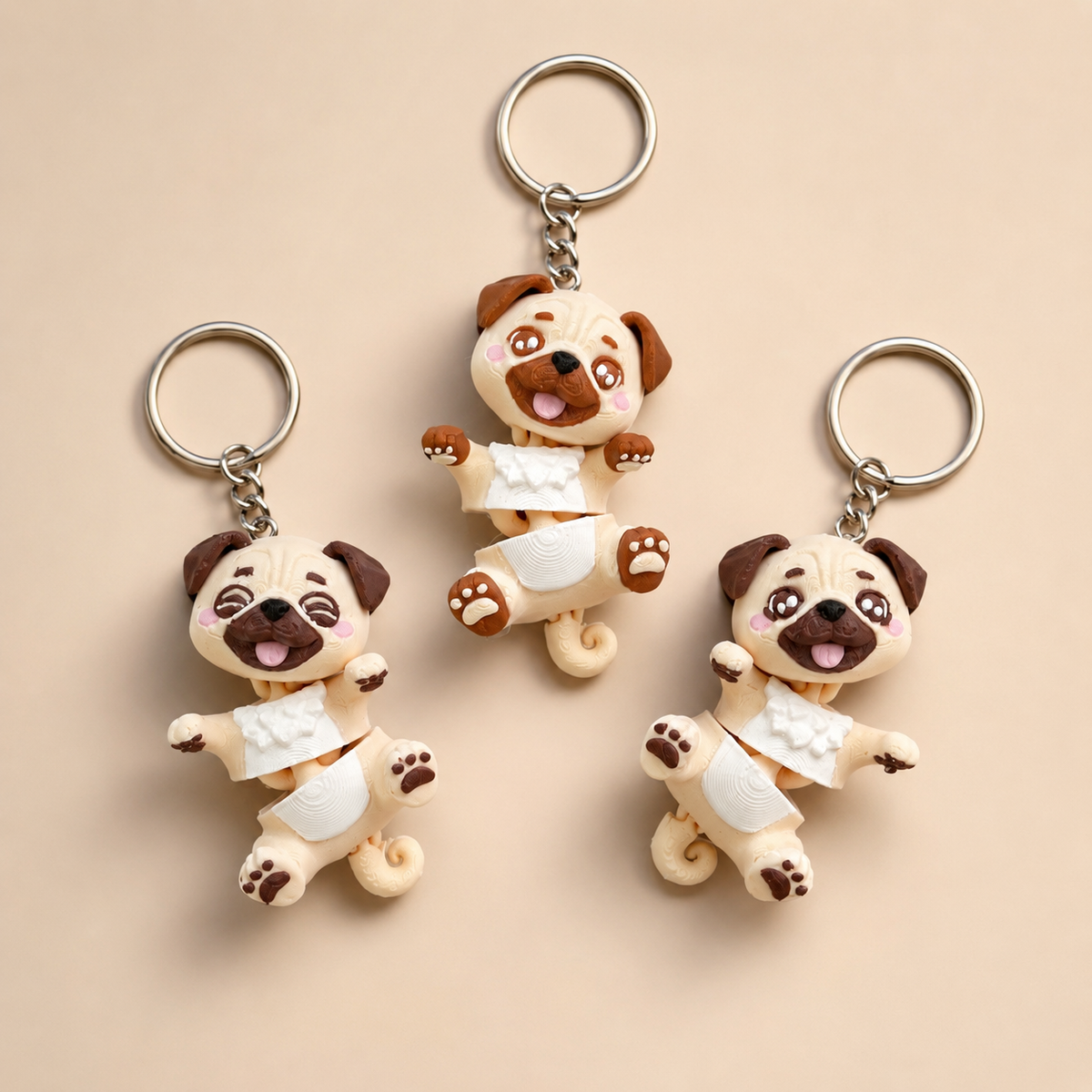 Fluffy Mascots™ Carlino Articulado