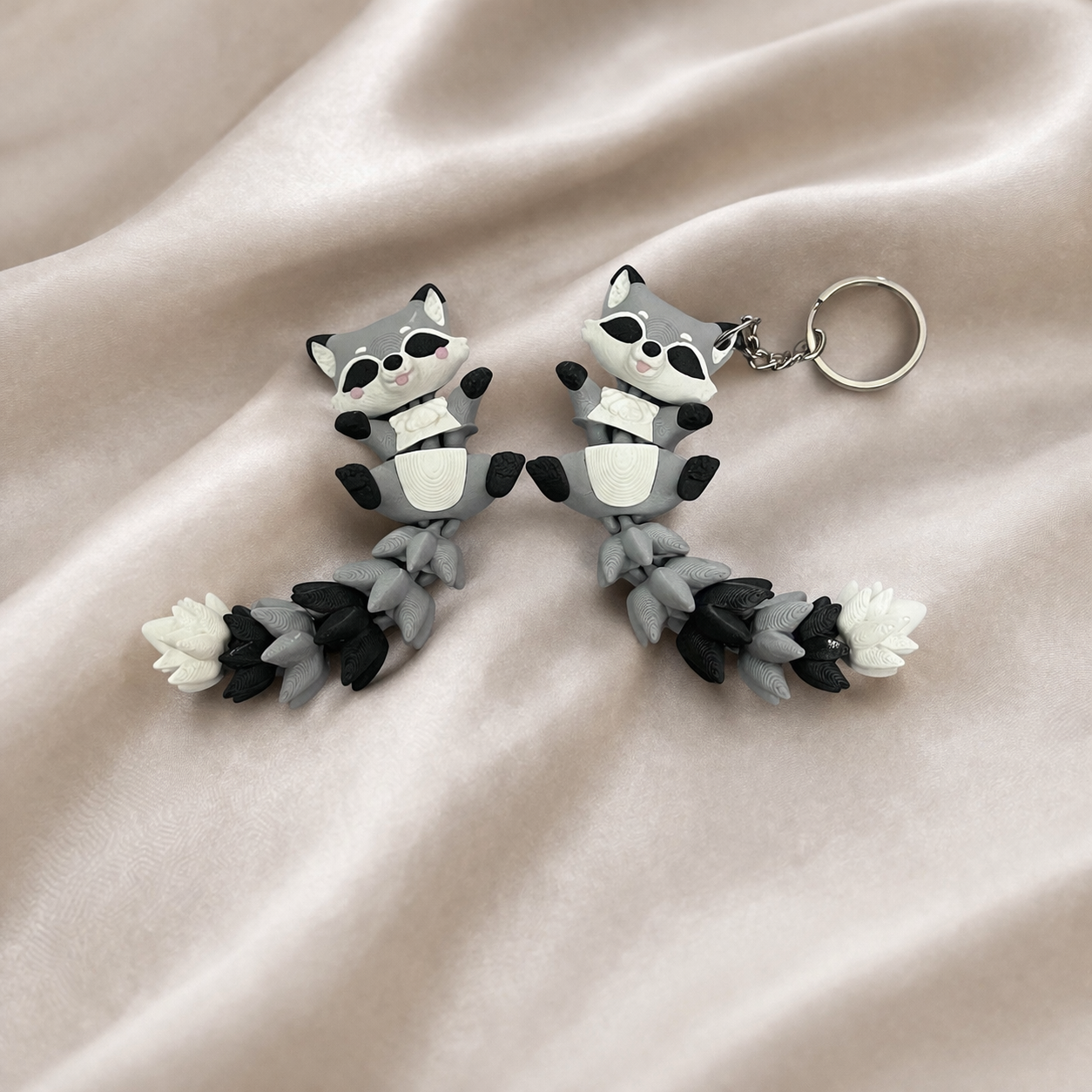 Fluffy Mascots™ Mapache Articulado