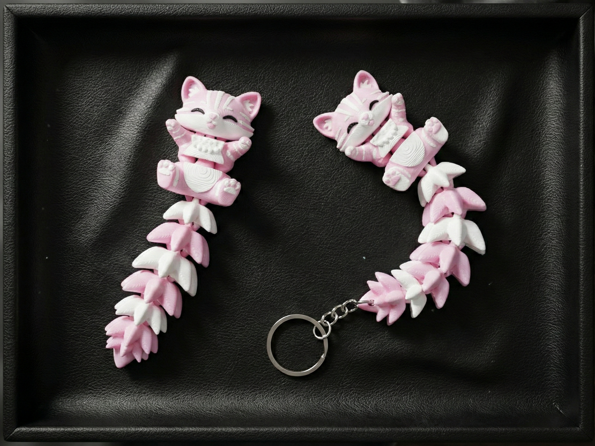 Fluffy Mascots™ Gatito Articulado