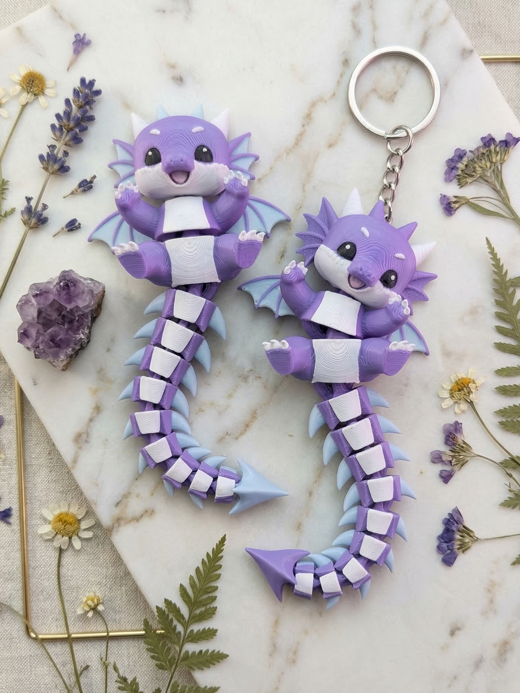 Fluffy Mascots™ Dragón Articulado