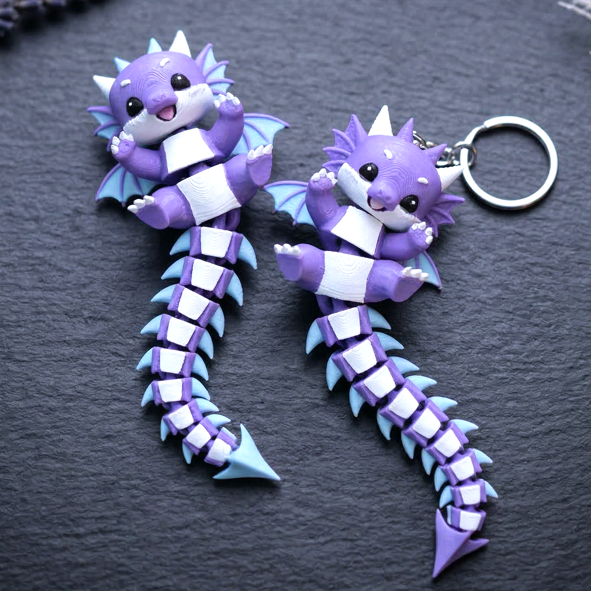 Fluffy Mascots™ Dragón Articulado
